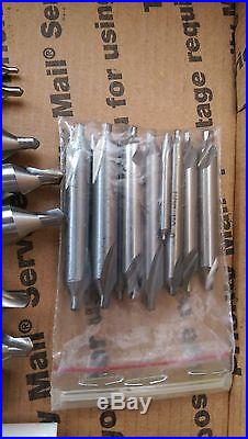 End Mills 25+ pieces two Flute double-end Mill Lathe Niagara cutter HS Cobalt