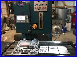 Enshu Yuasa Accumill AM1547 CNC Milling Machine with BobCAD-CAM Tooling Bridgeport