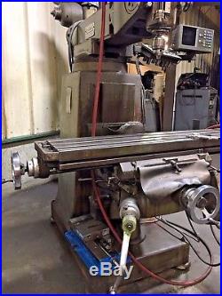 Ex-Cell-O Model 602 Milling Machine, Accu Rite DRO 9 x 48 table, power feed