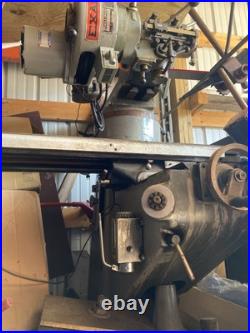 Exacto Mill, Bridgeport Style Knee Mill/w Pressurized Lube Sys