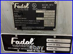 FADAL #VMC15XT VERTICAL MACHINING CENTER Age 1996, SEE VIDEO