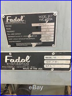 FADAL VMC 4020 CNC MILL 1996 With 4th axis (2011) and 24 cat 40 holders