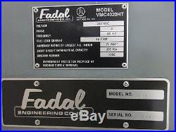 FADAL VMC 4020 High Torque CNC VERTICAL MILL 40x20 Made in USA, (Haas VF-3)
