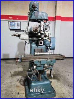 FRAY 10RH All Angle Horizontal / Vertical Manual Mill 36 x 9 Table, with DRO