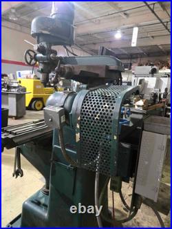 FRAY 10RH All Angle Horizontal / Vertical Manual Mill 36 x 9 Table, with DRO