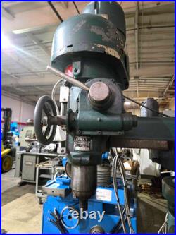 FRAY 10RH All Angle Horizontal / Vertical Manual Mill 36 x 9 Table, with DRO