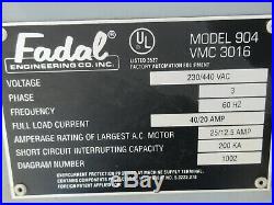 Fadal 3016 Vertical Machining Center VMC 7,500 RPM CAT 40 CNC88 21 ATC