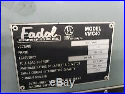 Fadal VMC40 With Full Integrated 4th Axis in Good working condition