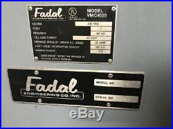 Fadal VMC 4020 CNC Verical Machining Center Under Power- Michigan- Video