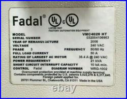 Fadal VMC 4020ht Cnc Vertical Machining Center 10000 RPM MILL 2006 Haas Vf