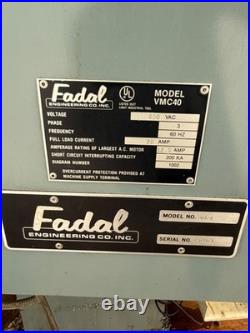 Fadal VMC-40 CNC SEE VIDEO 4TH AXIS CARD Vertical Machining Center
