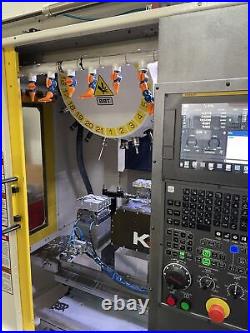 Fanuc Robodrill Alpha D21 Mib5 Automated Cell With M-20ib Robotic Arm