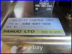 Fanuc Velocity Control Unit Type A06B-6047-H208 Lot # 3852 Listed by Greg