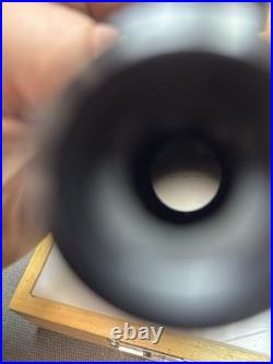 Finn Swiss Precision Centering Microscope ISO 45X With Case Center Scope