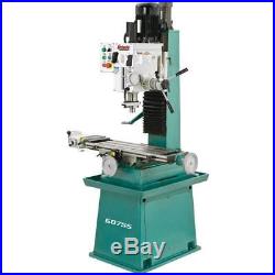 G0755 Grizzly Heavy-Duty Mill/Drill with Stand and Power Feed