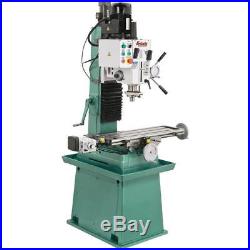 G0755 Grizzly Heavy-Duty Mill/Drill with Stand and Power Feed