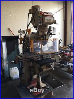 Ganesh 9 X 42 Milling Machine With Dro Power Feed And OSHA Safety Equipment