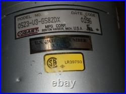 Gast Model 0523-V3-G582DX Vacuum Pump (0523-V3) Gast Model 0523-V3-G582DX Vacuum Pump (0523-V3)
