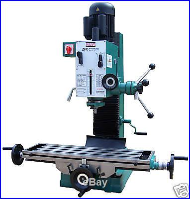 Gear Head Vertical Mill Drill Milling Machine 36 X 33