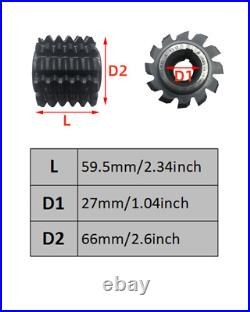 Gear Hob Cutter Module m 0.6 M12 20 degree PA HSS M0.8 M1 Gear Hob Cutter A