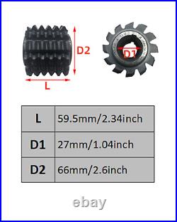 Gear Hob Cutter Module m 0.6 M12 20 degree PA HSS M0.8 M1 Gear Hob Cutter A