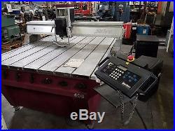 Gerber Sabre 408 Cnc Router 54 X 100 24k RPM With Vacuum Table And Pump