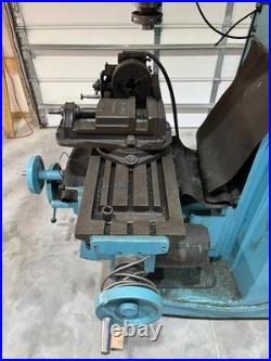 Gorton 2-28 Vertical Mill 12x48 Table with cabinet of tools Gorton 2-28 Vertical Mill 12x48 Table with cabinet of tools