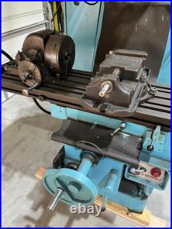 Gorton 2-28 Vertical Mill 12x48 Table with cabinet of tools Gorton 2-28 Vertical Mill 12x48 Table with cabinet of tools