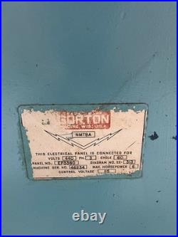 Gorton 2-28 Vertical Mill 12x48 Table with cabinet of tools Gorton 2-28 Vertical Mill 12x48 Table with cabinet of tools
