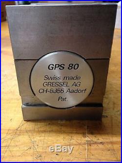 Gressel Gripos 80 Machine Tool Vice CNC Swiss Made