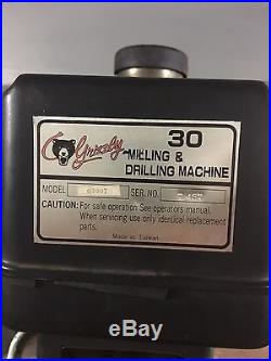 Grizzly Mill Drill Press Milling Machine End Mill