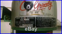 Grizzly milling machine 9 x 42 Bridgeport type lathe shop machinist toolroom