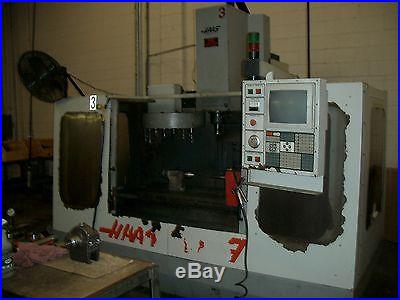 HAAS VF3 CNC VMC W/HRT 210 4TH AXIS (USED)