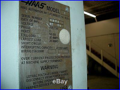 HAAS VF3 CNC VMC W/HRT 210 4TH AXIS (USED)