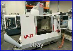 HAAS VF-0 CNC Vertical Machining Center 20 HP 4th Axis Ready Side Mount 2001