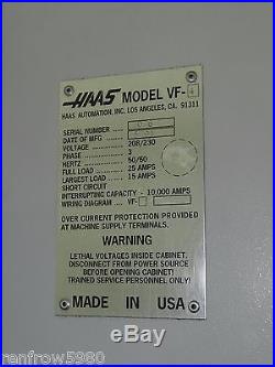 HAAS VF-4 CNC Vertical Machining Center
