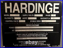 HARDINGE #COBRA 42 TURNING CENTER Fanuc 21i-T, 6 3 Jaw SEE VIDEO