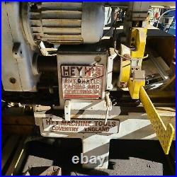 HEY No3 FACING & CENTERING MACHINE IN GOOD CONDITION