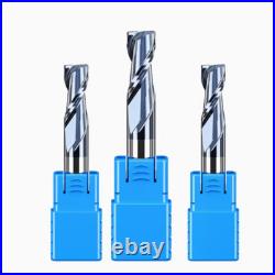 HRC45° 2 Flute Carbide End Mill Tungsten Steel Milling Cutter TiAN Coating Tools