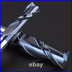 HRC45° 2 Flute Carbide End Mill Tungsten Steel Milling Cutter TiAN Coating Tools