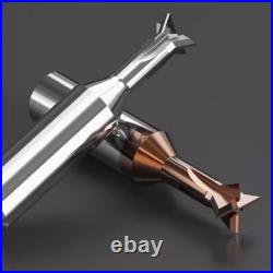 HRC55° Dovetail Milling Cutter Solid Carbide End Mill 1.5mm-16mm 45° 60° Angle