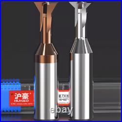 HRC55° Dovetail Milling Cutter Solid Carbide End Mill 1.5mm-16mm 45° 60° Angle