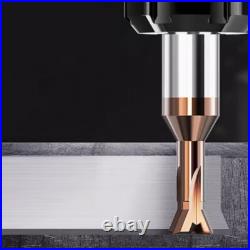 HRC55° Dovetail Milling Cutter Solid Carbide End Mill 1.5mm-16mm 45° 60° Angle