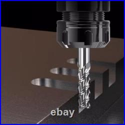 HRC62° Carbide End Mill 3 Flute Spiral Router Bit Milling Cutter For Aluminium