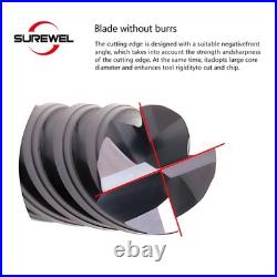 HRC65 Carbide Long Flute Mould Base Endmill CNC Inverted Cone Milling Cutter HRC65 Carbide Long Flute Mould Base Endmill CNC Inverted Cone Milling Cutter