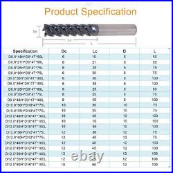 HRC65 Carbide Long Flute Mould Base Endmill CNC Inverted Cone Milling Cutter HRC65 Carbide Long Flute Mould Base Endmill CNC Inverted Cone Milling Cutter