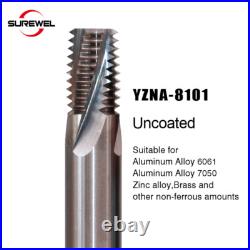 HRC65 Carbide NPT Full Teeth Thread Milling Cutter tools Machining For Steel