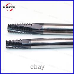 HRC65 Carbide NPT Full Teeth Thread Milling Cutter tools Machining For Steel