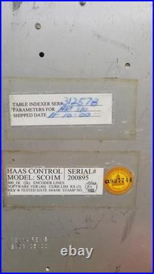 Haas HRT-310 CNC Servo Rotary Table 4TH Axis With Tailstock