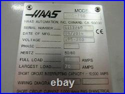 Haas UMC750 Universal CNC Vertical Mill 5 Axis CNC Machining Center